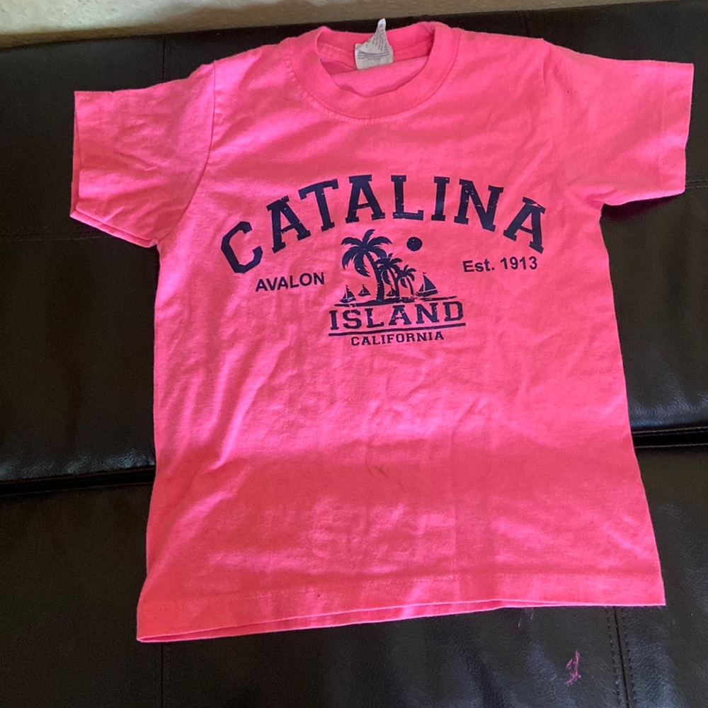 Hot Pink Catalina shirt -Size 5 - Kids